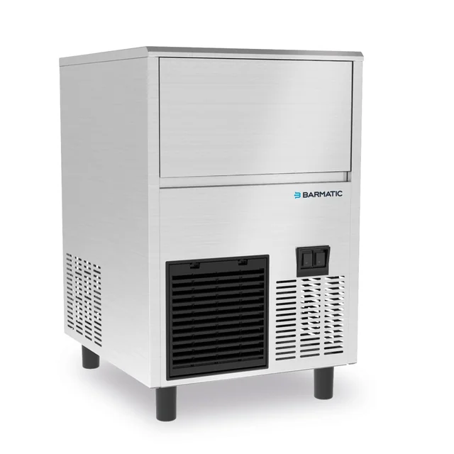 Fabbricatore di ghiaccio sottobanco raffreddato ad aria Coolice 33kg/24h, capacità 16 kg, Barmatico