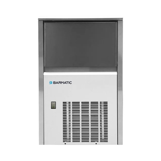 Fabbricatore di ghiaccio sottobanco raffreddato ad aria ICE25ARN, 22kg/24h, capacità 6 kg, Barmatico