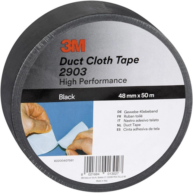 3m Fabric adhesive tape 1909 48mmx50m, black (9915 0111) - merXu -  Negotiate prices! Wholesale purchases!