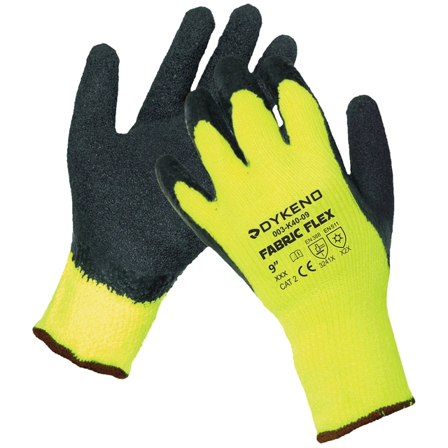 Fabric Flex dipped winter gloves 10