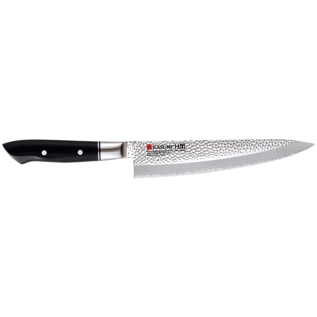 Faca de chef, forjada VG10 HM, comprimento 20 cm, martelada