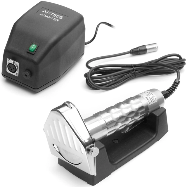 Faca de kebab giroscópios elétrica com apontador e suporte 230 V 80 W - Hendi 267264