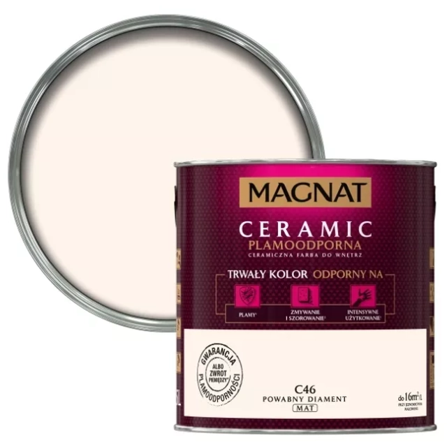 Farba ceramiczna Magnat Ceramic powabny diament C46 2.5L