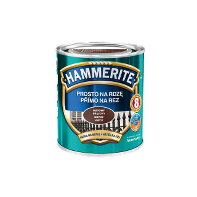 Farba Hammerite Prosto Na Rdzę –  czarna matowa 2,5l