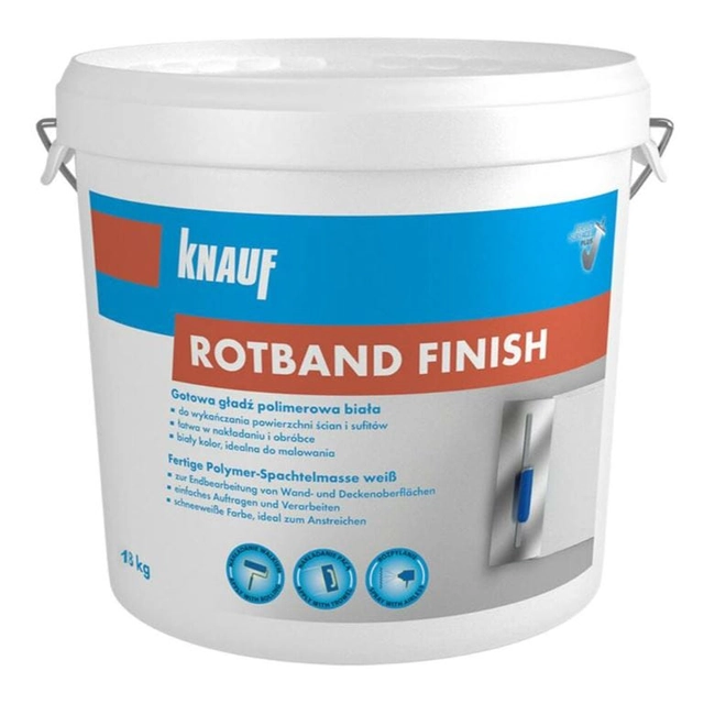 Färdig polymerfinish Knauf Rotband Finish 18 kg