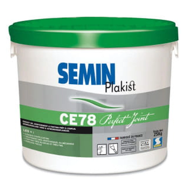 Färdigt vitt spackel CE-78 Perfect Joint Semin 25 kg
