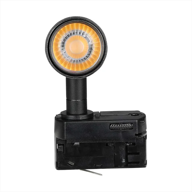 Faretti LED da binario - Faretti Slim da binario - Samsung - IP20 - Nero - 15 Watt - 1500 Lumen - 3000K - 5 Anni