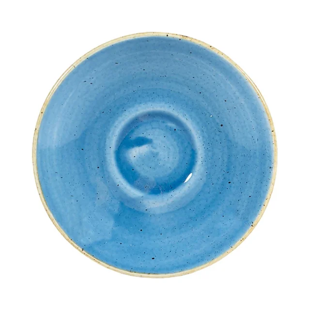 Farfurie ceașcă espresso Stonecast Cornflower Blue 118 mm