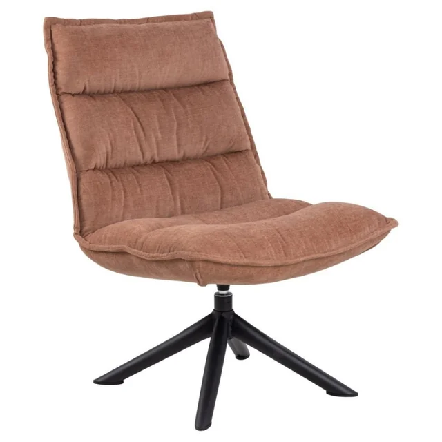 Fauteuil pivotant Blizzard Danny tissu palissandre 204