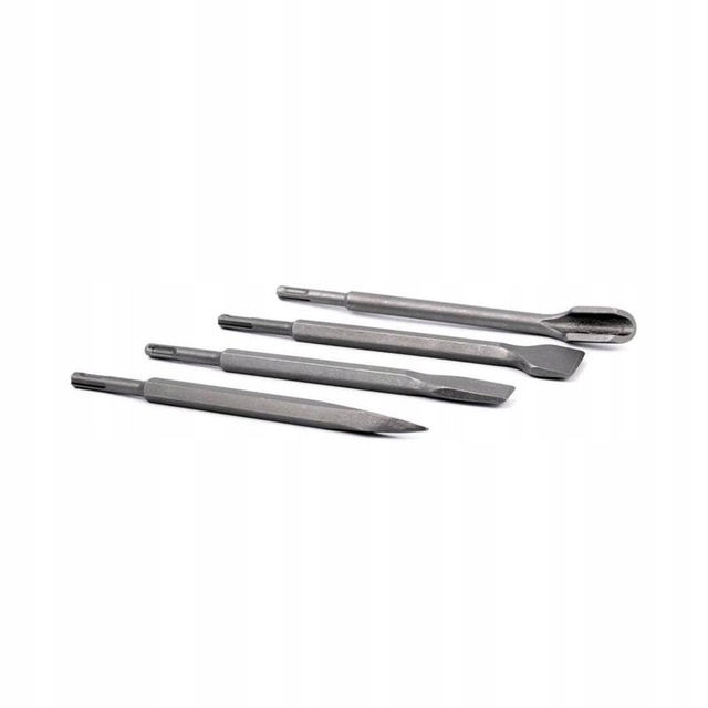 SDS + PLUS CHISELS 14 x 250 mm KIT 4szt CHISEL