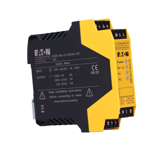 Safety relay ESR5-NO-21-24VAC-DC