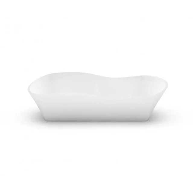 Aura Amida stone washbasin, 68x27 cm, white