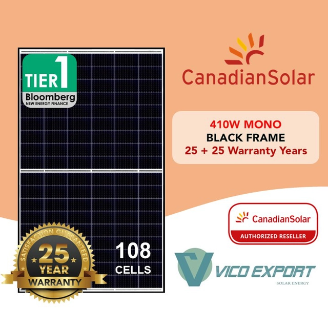 Canadian Solar CS6R-410MS // Canadian Solar 410W Solar Panel (Special Warranty)