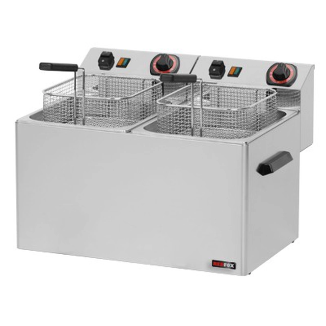 FE - 77 ﻿Elektrische friteuse 8 + 8 l Redfox 00000230