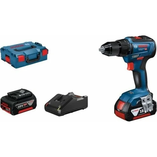 Bosch GSR drill/driver 18V-55 18 V 1 x battery 4 Ah