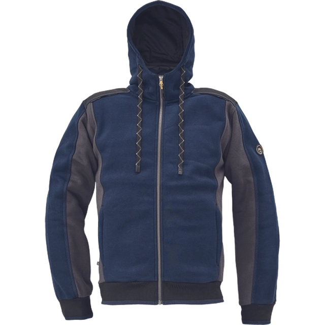 Felpa con cappuccio DAYBORO blu scuro 3XL