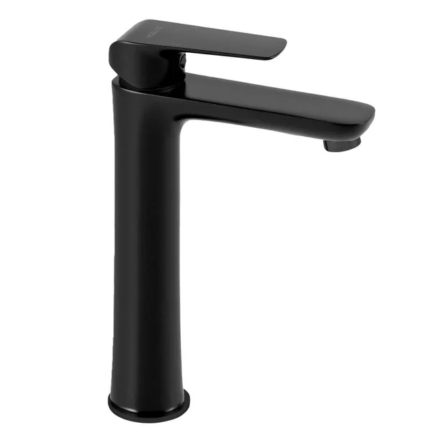 Ferro Nobless Atria washbasin faucet, tall, black