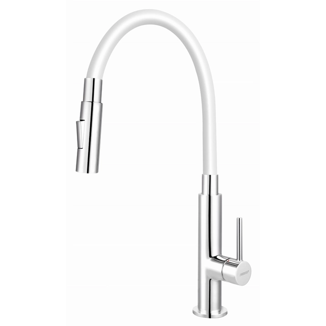 Ferro Zumba Slim sink faucet 2F white BZA43W