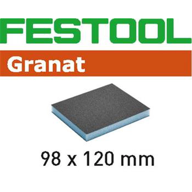 Festool 98x120x13 120 GR / 6 Abrasive sponge 201113