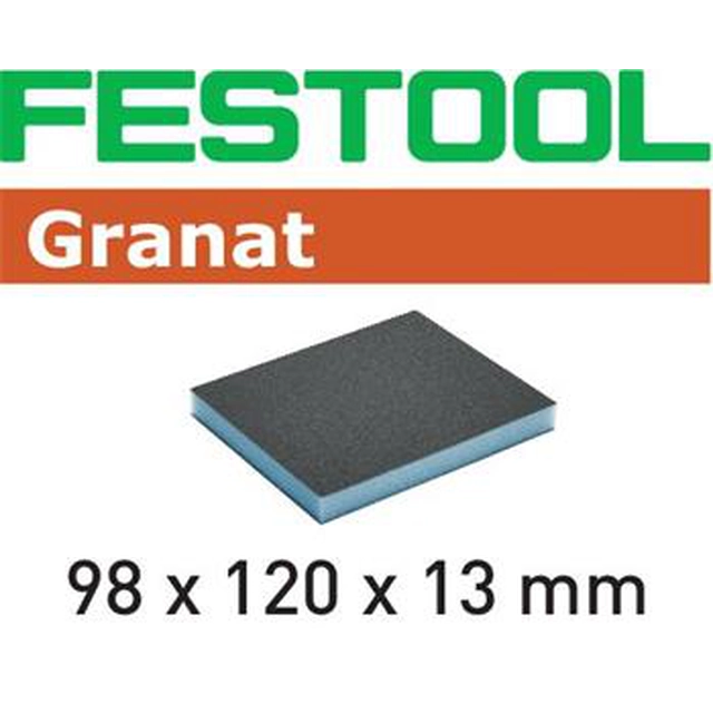 Festool 98x120x13 800 GR / 6 Abrasive sponge 201507
