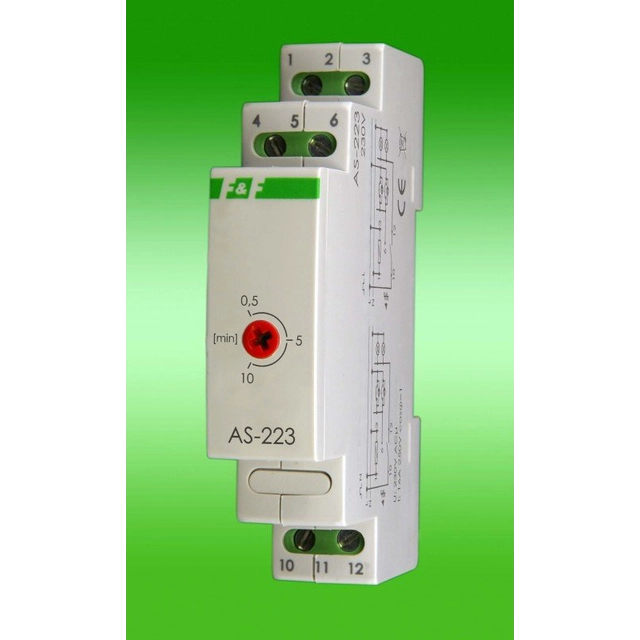 F&F Aprendizado automático 240V 16A no modo 1 moduł IP40 - AS-223