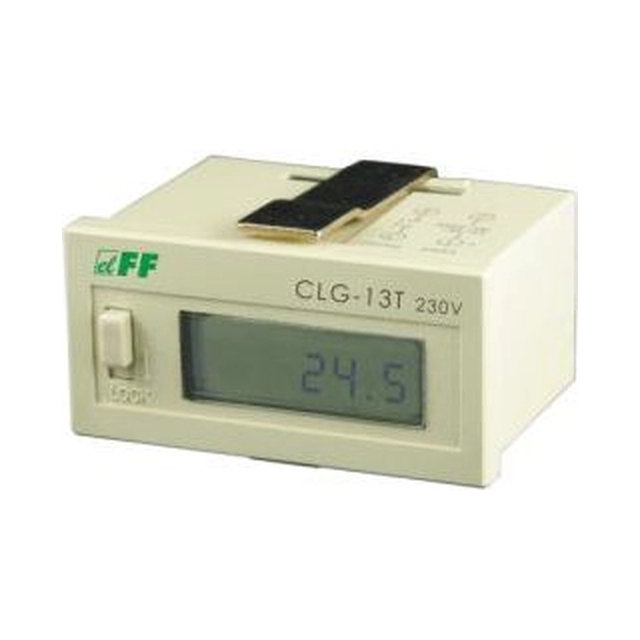 F&F Contador de tiempo de funcionamiento 4-30V DC 6 caracteres matriz digital 48x24mm (CLG-13T 24)