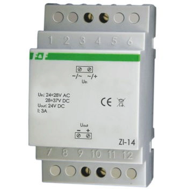 F&F impulsīvs stabilizators 12V DC 3A TYP ZI-12 - ZI-12