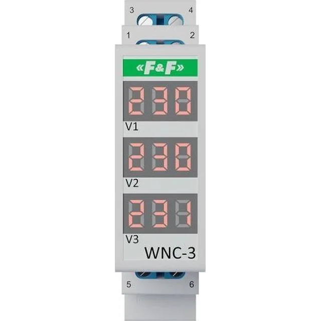 F&F Indicator de tensiune WNC-3 trifazat