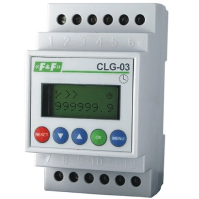 F&F Licznik czasu pratique TH35 24-264V Programmation AC/DC CLG-03