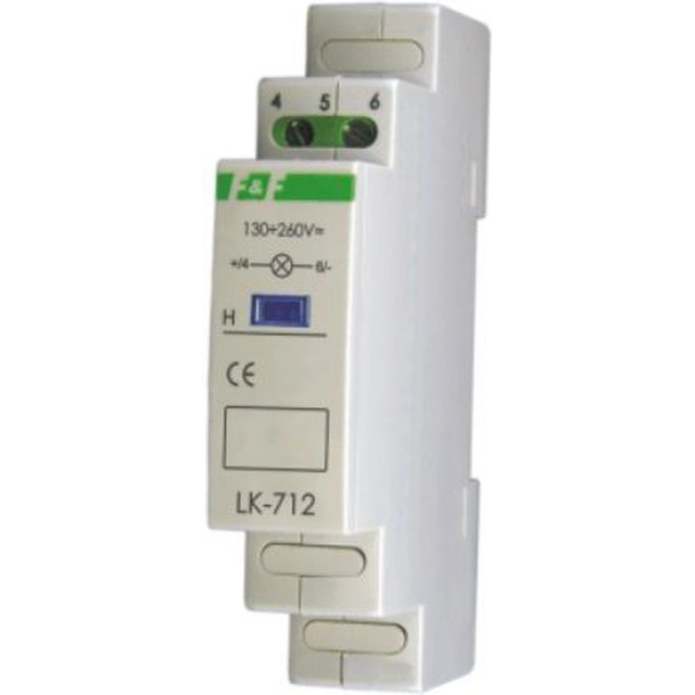 F&F Modularlampa 1-fazowa grön 30-130V AC/DC (LK-712G 30-130V)