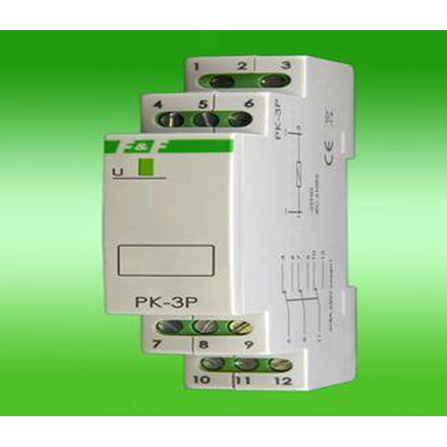 F&F Przekaźnik elektromagnetisk 24V 3x8A - PK3P24