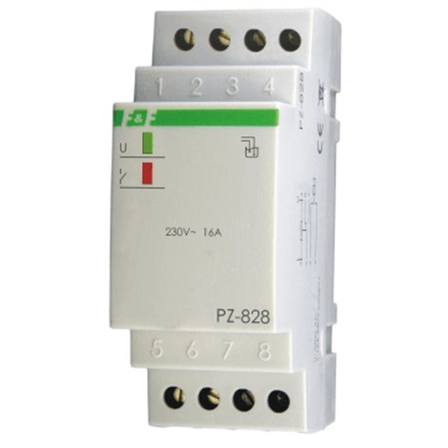 F&F Przekaźnik kontroli poziomu cieczy 16A 1P 1-100kOhm PZ-828