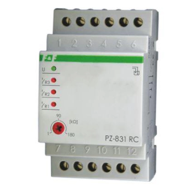 F&F Przekaźnik kontroli poziomu cieczy PZ-831 RC niezależne poziomy kontroli montaż na szynie - PZ831RC