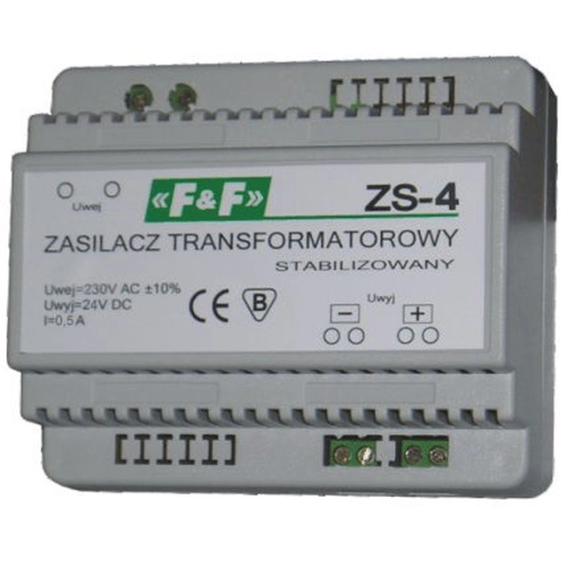 F&F Stabilized power supply 230VAC/18VDC 12W 0,66A