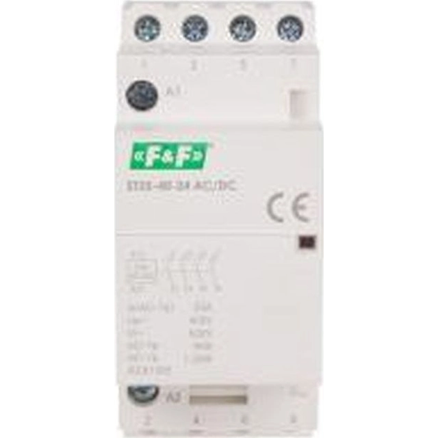 F&F Stycznik modułowy montaż na szynie styki 4xZ 25A 24V DC ST25-40-24V-ACDC