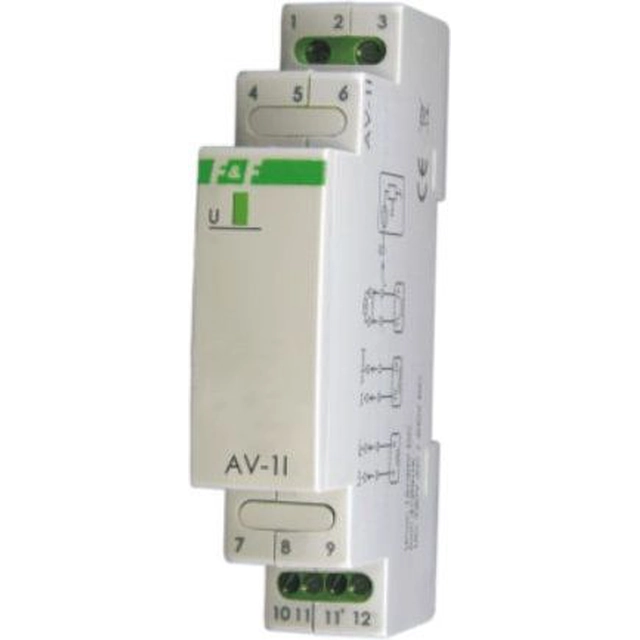 F&F Voltage converter 0-282,8V AC/0-400V DC output 4-20mA 9-30V DC (AV-1I)