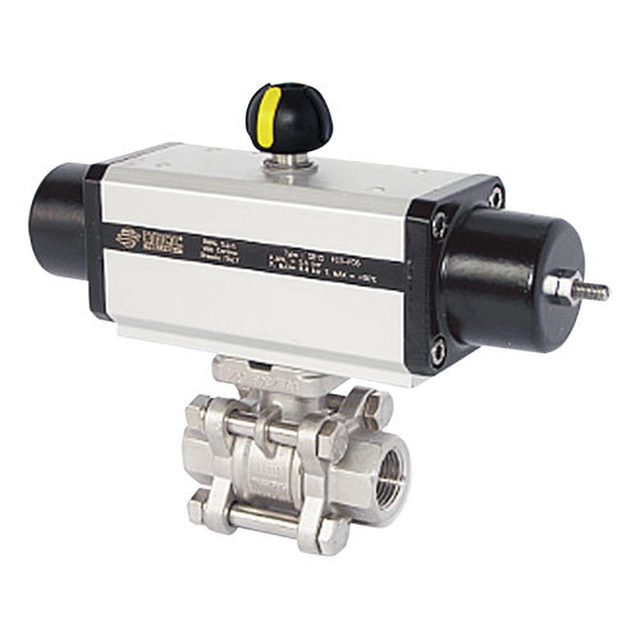OMAL Automation Ball valve VL521T with single-acting drive - 1 1/4"