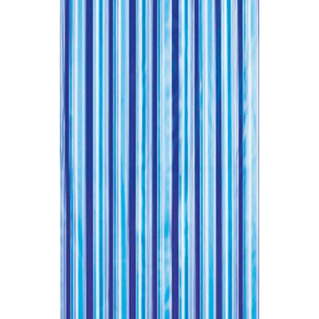 Aqualine Shower curtain 180x180cm, vinyl, blue, stripes ZV011