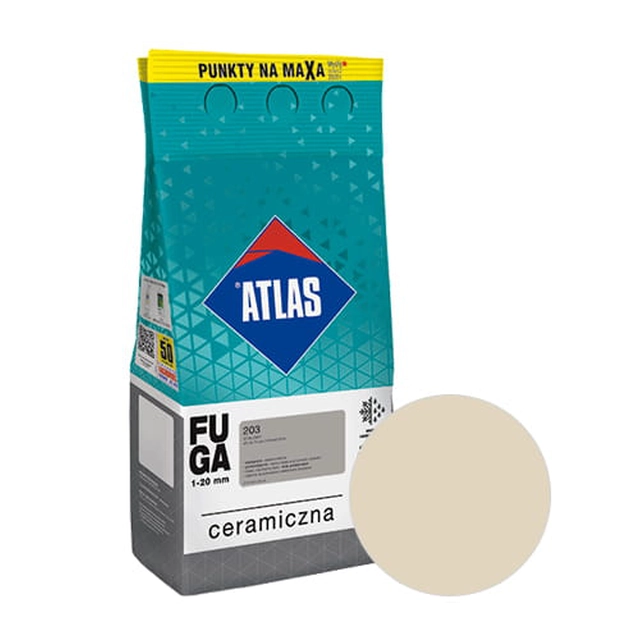 Atlas ceramic grout 5 kg jasmine 118