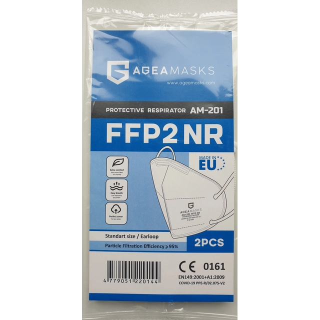 FFP2 (respirator)> 95%