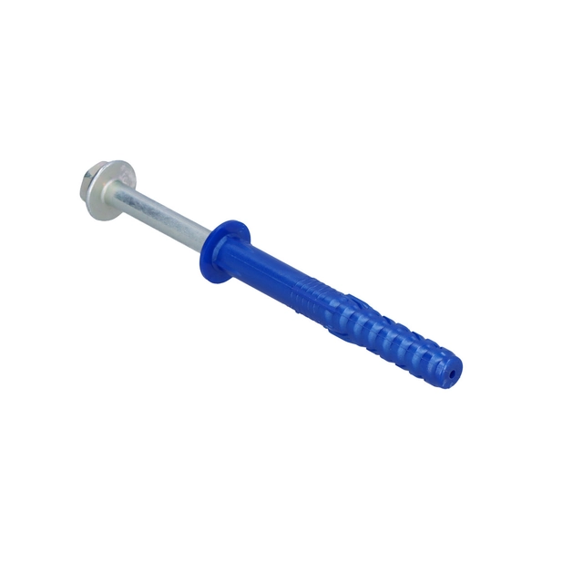 FFS Polyamide frame pin with a short expansion zone and a collar 10x80mm and hex head screw