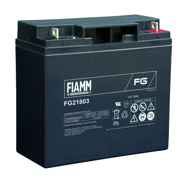 FIAMM FG21803 12V 18Ah Ipari zárt (zselés) ólomakkumulátor