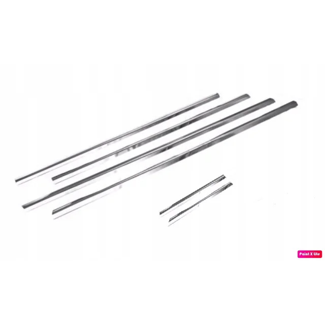 Fiat 500 - bandes CHROMÉES, FENÊTRES DE PORTES LATÉRALES 6 pcs