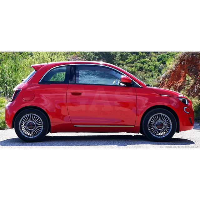 FIAT 500e - CHROME-lister til dekorative sidedøre i krom