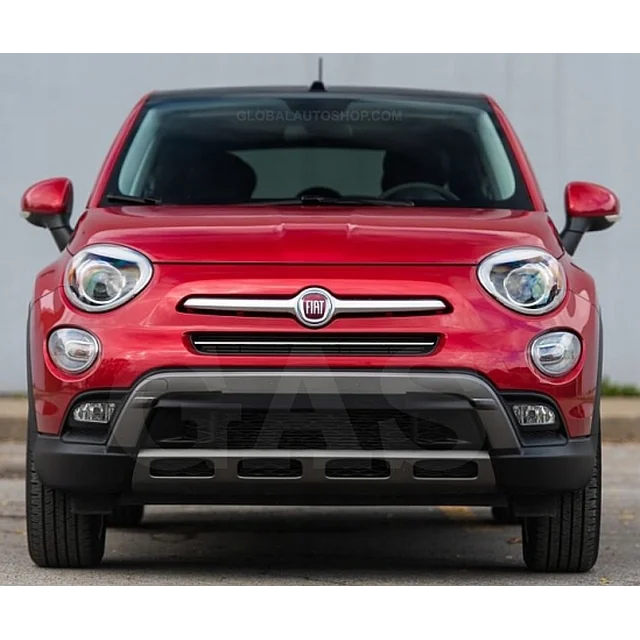 Fiat 500X - Calandre à bandes chromées, réglage du pare-chocs factice chromé