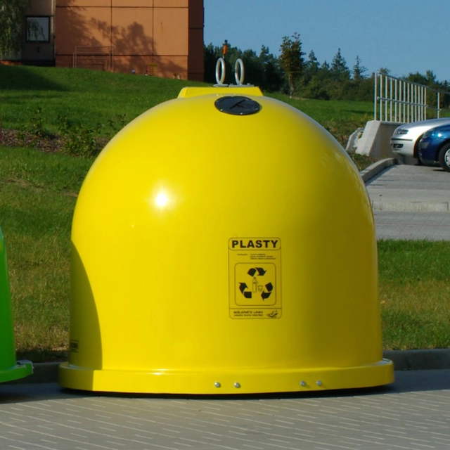 Fiberglass container GFA for plastics, 1500 l
