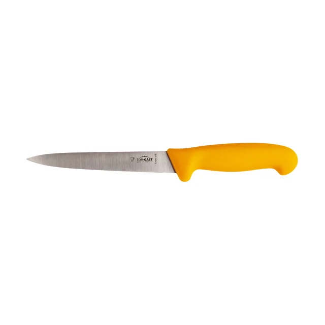 Filleting knife, flexible, length: 16 cm, yellow