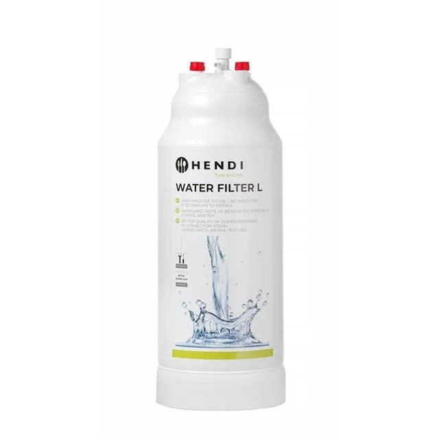 Filtre à eau XL 5 Litres/Minute ø173x463 Raccordement 3/8" Hendi 237861