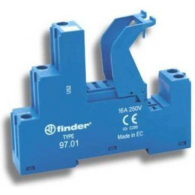 Finder-Sockel für 46.61-Serie auf DIN-Schiene (97.01SPA)