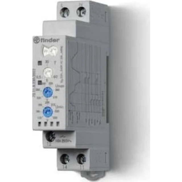 Finder Voltage monitoring relay 1-faz. setpoint below/above/in voltage band 220-240V AC 70.11.8.230.2022